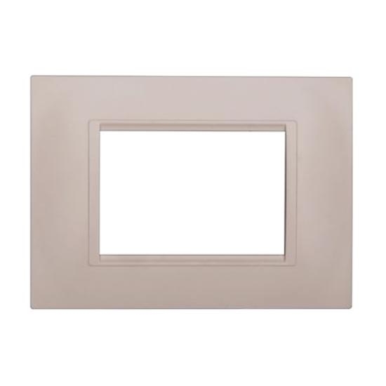 Ettroit Kompatible Abdeckrahmen Bticino Livinglight 3 Module Quadratischer Kunststoff Sand Farbe