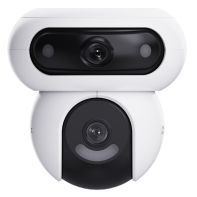 EZVIZ H90 Dual 2K+ Outdoor-PTZ-WLAN-Kamera mit 4MP + 4MP Dual-Objektiv, KI-Personen- und Fahrzeugerkennung, 360°-Panoramaansicht