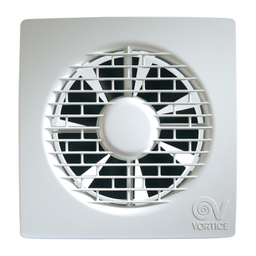 VORTICE MF 100/4&quot; T HCS LL 100 mm wandmontierter Spiralstaubsauger mit Timer und Feuchtigkeitssensor
