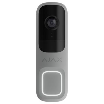 AJAX Systems Intelligente Türklingel KI PIR HDR WiFi Video-Gegensprechanlage Grau 66393.125.GR1