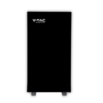 V-TAC VT-16076B LiFePO4-Speicherbatterie 16,07 kWh 51,2 V 314 Ah WiFi CEI 0-21 Schwarz - 12335