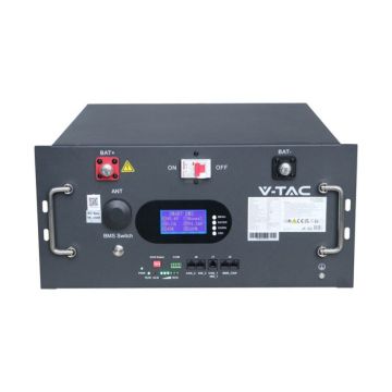 V-TAC VT-91600 LiFePO4-Speicherbatterie 9,6 kWh 48 V 200 Ah CEI 0-21 - Artikelnummer 12684