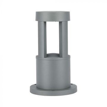 V-TAC VT-830 graue LED-Gartenlampe 10 W Bodenbefestigung 25 cm IP65 COB warmweiß 3000 K - 128319