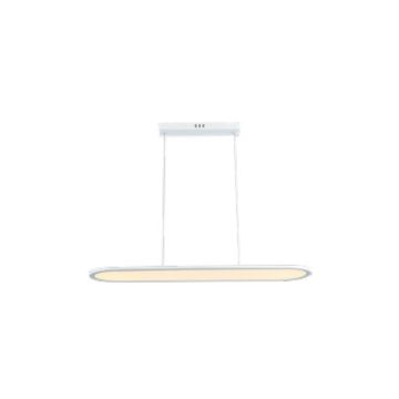 V-TAC VT-7821 LED-Kronleuchter, 24 W, ovale abgehängte Deckenleuchte, 80 x 100 cm, modernes Design, weißes Licht, 3000 K – 10048