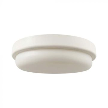 V-TAC VT-8095 Runde LED-Deckenleuchte 12W Lampenlicht 6500K weißer Körper IP54 15cm - SKU 10197