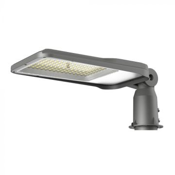 V-TAC PRO 100 W LED-Straßenlaterne mit einstellbarer Neigung, Samsung-Chip 100 lm/W, hellgraue Farbe 6500 K IP65 – 23621