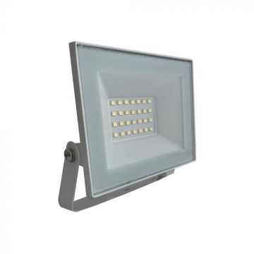 20W Slim LED Flutlicht IP65 4000K Weiß – V-TAC E-Serie (1510 lm) mit integriertem Treiber 23983