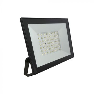 V-TAC LED-Scheinwerfer 50 W Slim IP65 Licht 4000 K Schwarz – E-Serie (4000 lm)