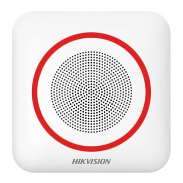 HIKVISION DS-PS1-II-WE/RED neue Funksirene für den Innenbereich mit 2-Wege-Kommunikation DS-PS1-2-WE Ax Pro
