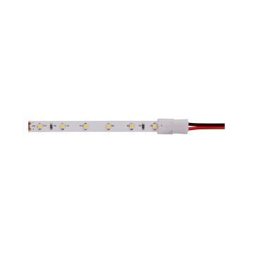 V-TAC-Anschluss für flexible LED-Streifen mit 10 mm Breite, mit 2-poliger Schnellkupplung und Lötkabeln