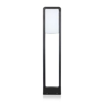 V-TAC VT-33 LED-Gartenpoller 10 W Samsung Chip Bodenbefestigung 80 cm schwarzes Aluminium IP65 Licht 4000 K – SKU 2120114