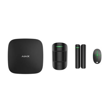 AJAX StarterKit ASP (Hub + MotionPtotect + DoorProtect + SpaceControl) GPRS/LAN-Funkalarm-Kit VERSION schwarz – 38169