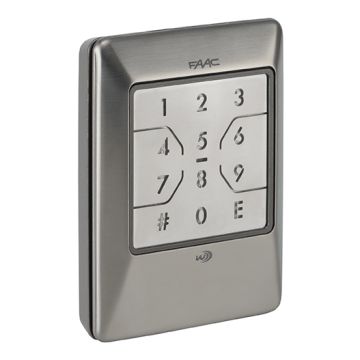FAAC 404037 Tastaturwahlschalter Funksender mit Kombinations-Funktastatur 433 MHz XKP W