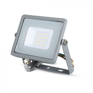 V-TAC PRO VT-20-G Projektorscheinwerfer 20 W LED-Chip Samsung-Gehäuse Graues Licht 3000 K IP65 – 445