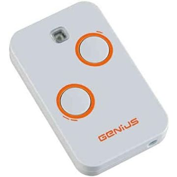 GENIUS KILO TX2 JLC 6100330 Original Rolling Code Fernbedienung 2 Kanäle 433,92 MHz für FAAC Genius Automatisierungen