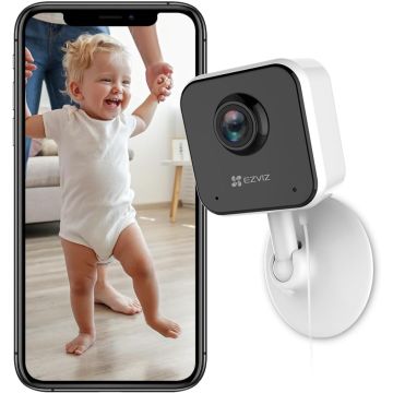 EZVIZ H1c Full HD 1080p WLAN-Innenkamera mit Zwei-Wege-Audio, 10 m Nachtsicht und Babyphone-Funktion
