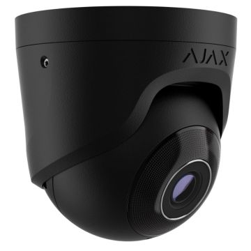 AJAX TurretCam 8MP PoE IP-Kamera 2,8mm KI IR 50m Schwarz 64928.197.BL1