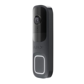 AJAX Smart-Video-Türklingel mit KI-PIR-Sensor und HDR-Kamera, Graphit – Artikelnummer 66392.125.GP1