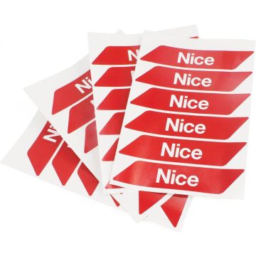 Schöne WA10 rote reflektierende Klebestreifen – 24 Stück