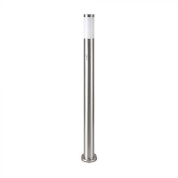 V-TAC Stehleuchte Gartenpollerlampenfassung E27 110CM Bewegungssensor aus Edelstahl IP44 - 8967
