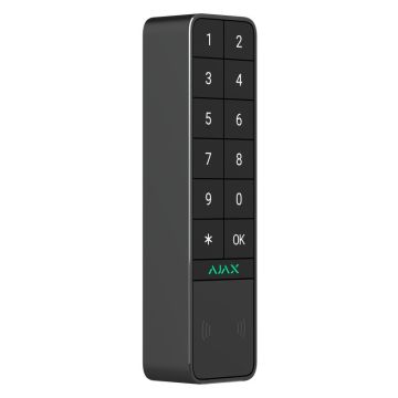 AJAX KeyPad Outdoor Wireless Schwarz – Sichere und intelligente Tastatur – Artikelnummer 99968.286.BL1