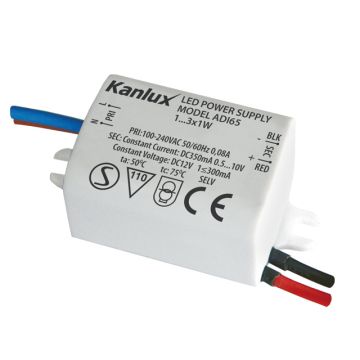 LED-Netzteil Max. 3W 0,04A IP20 Kanlux ADI 350 1x3W Cod.01440 LED-Netzteil Max. 3W 0,04A IP20 Kanlux ADI 350 1x3W Cod.01440