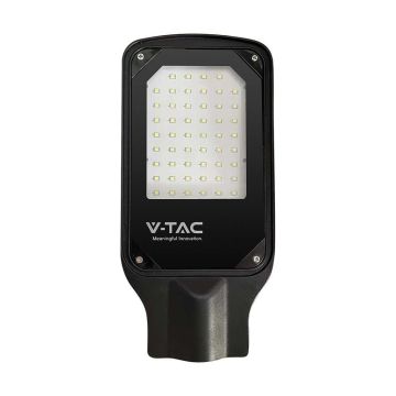 V-TAC VT-15057ST SMD LED Straßenlaterne 50W 85LM/W 4000K schlankes schwarzes Aluminium IP65 - SKU 10208
