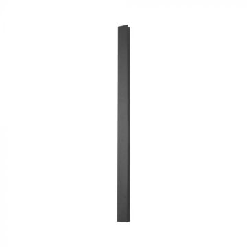 V-TAC VT-1173 LED lineare Wandleuchte rechteckige Applikation modernes Design 10W 51cm anthrazitfarbener Körper Licht 4000K IP65 - 10430