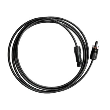 V-TAC 11416 Solarkabel-Verlängerungskabel 2,5 m mit MC4-Steckern und -Buchsen für Photovoltaik-Solarmodule Farbe Schwarz