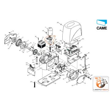 Flansch und Dichtung Motor BZ – 119RIBZ017