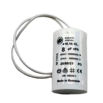 CAME 119RIR291 Ersatzteil μF 8 Mikrofarad Kondensator mit Kabel CAME 119RIR291 Ersatzteil μF 8 Mikrofarad Kondensator mit Kabel