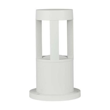 V-TAC VT-830 10W Cob LED Garten-Stehlampe 25cm weißer Körper IP65 naturweiß 4000K - SKU 128317
