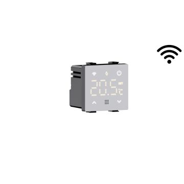 ETTROIT Smart Wifi Chronothermostat Eingebauter Kesselthermostat Digitaler Touchscreen TUYA WEISS LNWF4102