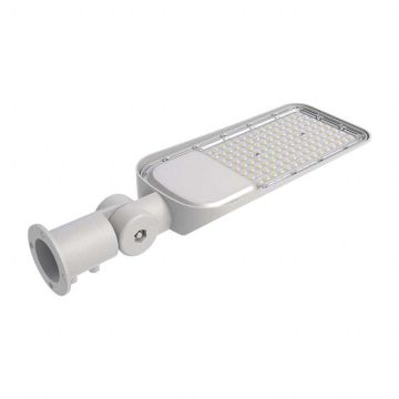 V-TAC PRO VT-59ST 50W LED-Straßenlampe 100lm/w Samsung Chip kaltweiß 6400K graues Gehäuse schlank IP65 - sku 20425