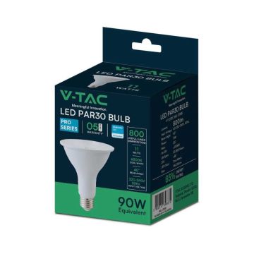 V-TAC PRO VT-230 LED-Lampe Chip Samsung SMD 11W E27 PAR30 Naturweiß 6400K - SKU 21155