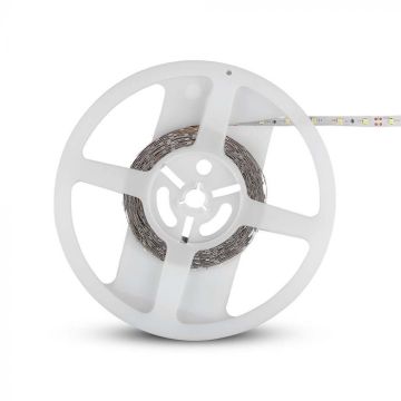V-TAC VT-3528 LED Streifen Farbe rot 60led/mt smd3528 Streifen 5Mt 4.2W/mt 12V IP20 8mm - 212015