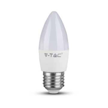 V-TAC VT-1821 LED-Kerzenlampe 4,5 W E27-Lampe kaltweiß 6500 K - SKU 2143441