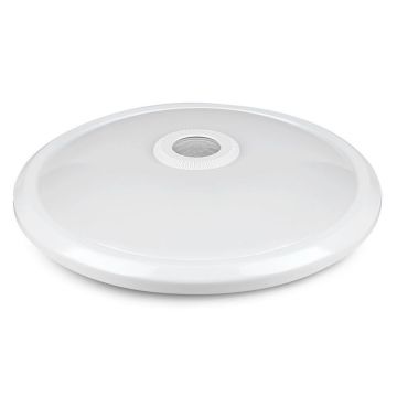 V-TAC PRO VT-13 Runde LED-Deckenleuchte 12W Chip Samsung mit IR-Bewegungssensor + Dämmerung 6400K IP20 - SKU 21809