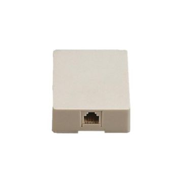 Wandsteckdose 6/4c. Stecker mit seitlichem Eingang für Kabel Fanton 22250