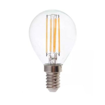 V-TAC VT-2466 6W LED lampe filament P45 E14 warmweiß 2700K - SKU 2845