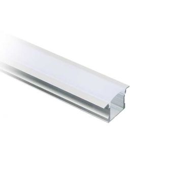 V-TAC VT-8107 Aluminium-Profil Milky Cover - sku 3351