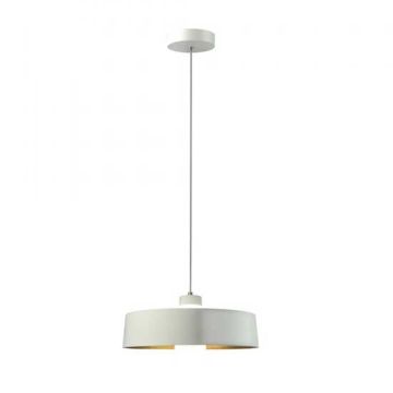 7W LED Pendant Light Acrylic 3000K Warmweiß 120° 400LM V-TAC Weiß Lampshade Metal Ø340mm VT-7666 – SKU 3939