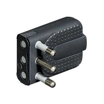 Bticino S2466TGE Platzsparender Fliegender Eckstecker, 250 V Bticino S2466TGE Platzsparender Fliegender Eckstecker, 250 V