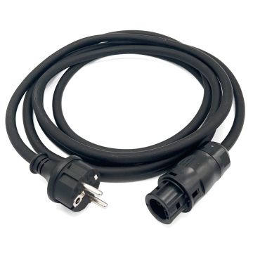 Mikro-Wechselrichter-Anschlusskabel 3 m mit BETTERI-Stecker und Schuko-Stecker für Photovoltaikanlage