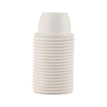 E14 Lampenfassung Gewinde BI Kunststoff weiße Farbe Fanton 62812
