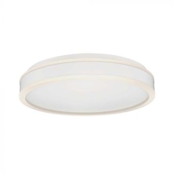 V-TAC VT-7757 LED-Deckenleuchte 38 W Triac dimmbar 400 x 62 mm Aufbaumontage rund weiß Farbe 4000 K – 6909