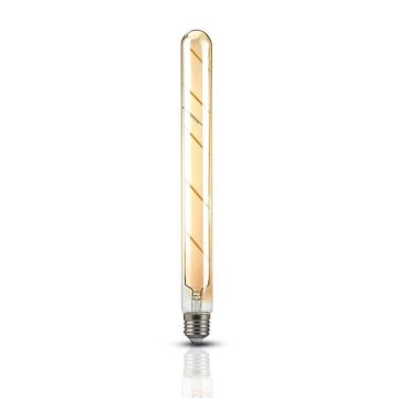 V-Tac VT-2005 Vintage Amber Tubular LED Filament Glühbirne 5W Е27 T30 2200K Sku 217142