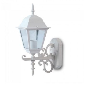 V-TAC VT-760 Garden Wall Klein Lamp IP44 Facing Up weißer Körper Holder E27 - sku 7520