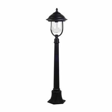 V-TAC VT-851 Garten Pole-Lampe 1xE27 V-TAC Graphitschwarz Lampe 1110mm Wasserdicht IP44 - SKU 7530