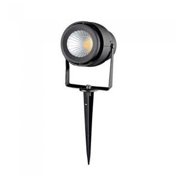 V-TAC VT-857 12W führte Gartenlampe spike justierbares schwarz grünes Licht - SKU 7546